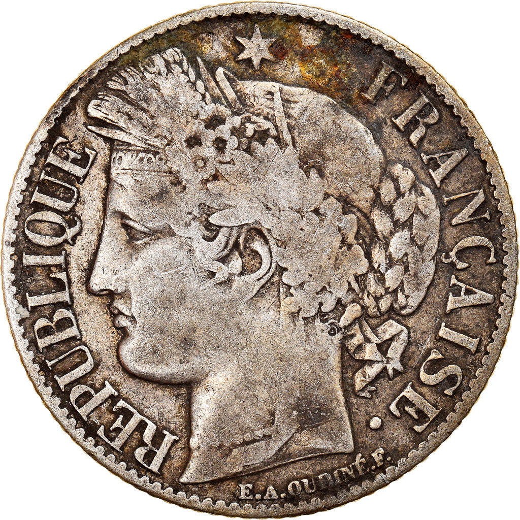 Monnaie, France, Cérès, Franc, 1895, Paris, TB, Argent, Gadoury:465a, KM:822.1