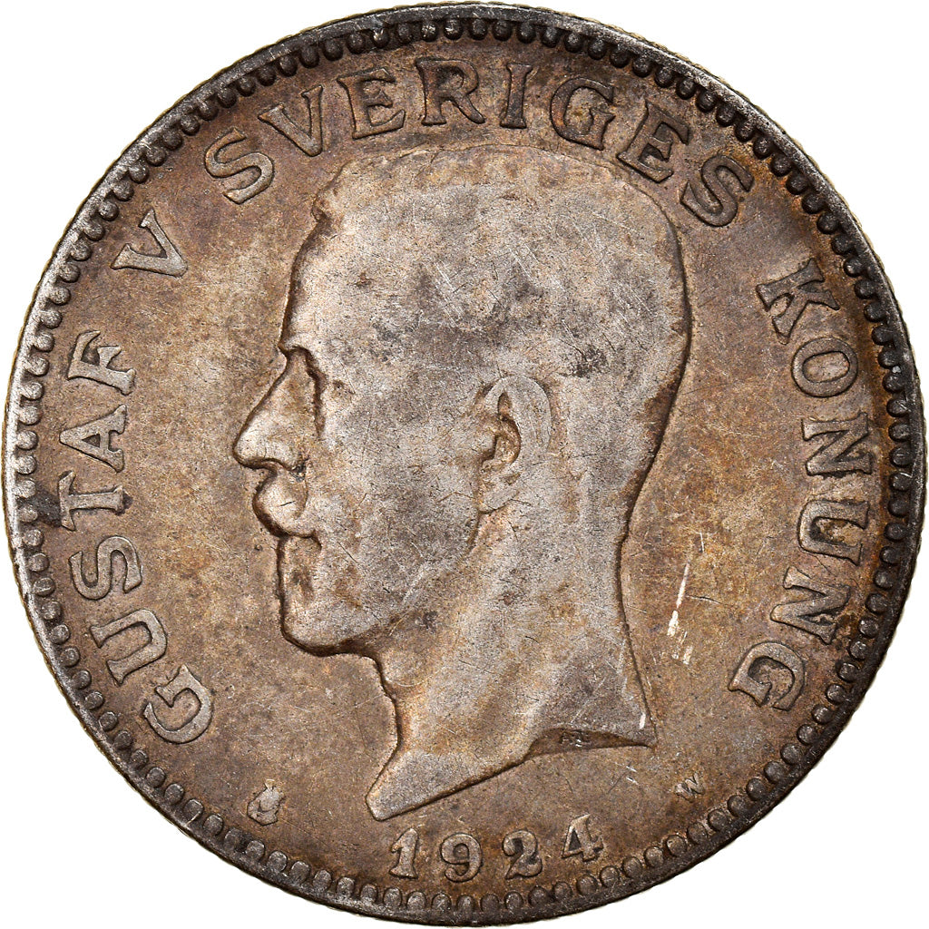 Coin, Sweden, Gustaf V, Krona, 1931, VF(20-25), Silver, KM:786.2