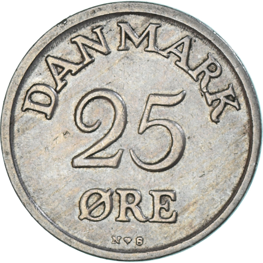 Moneta, Danimarca, 25 Öre, 1951