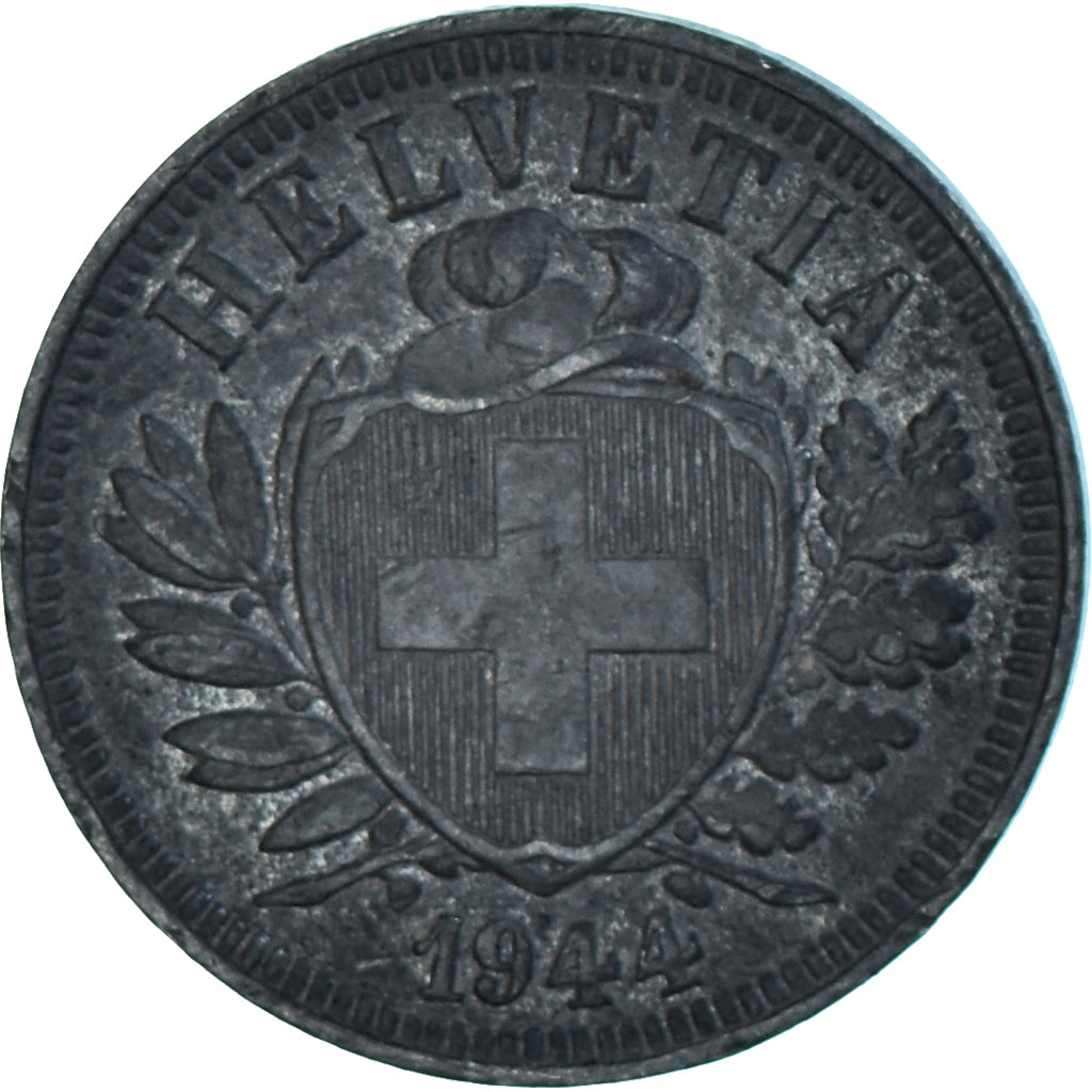 Moneta, Svizzera, 2 Rappen, 1944
