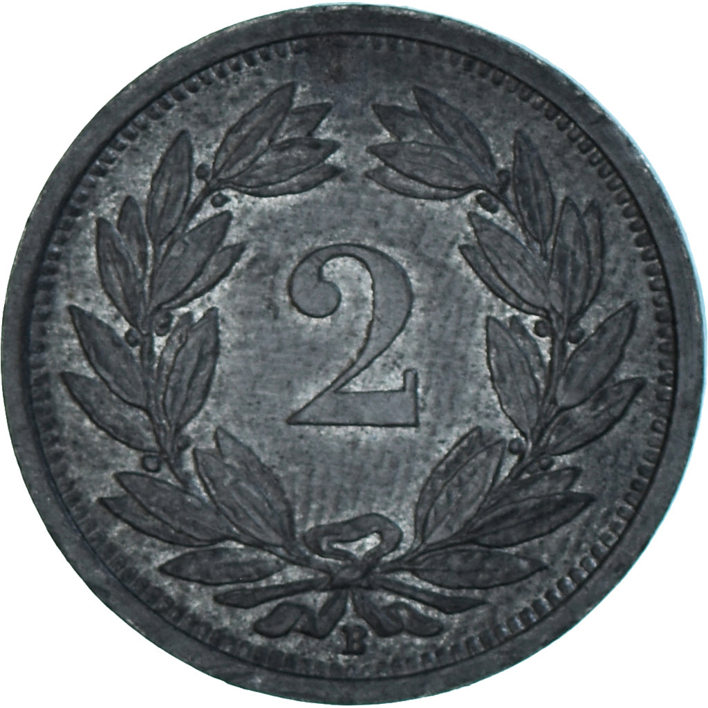 Moneta, Svizzera, 2 Rappen, 1944