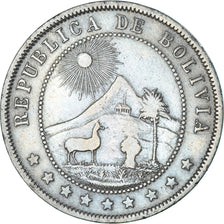 Coin, Bolivia, 10 Centavos, 1907