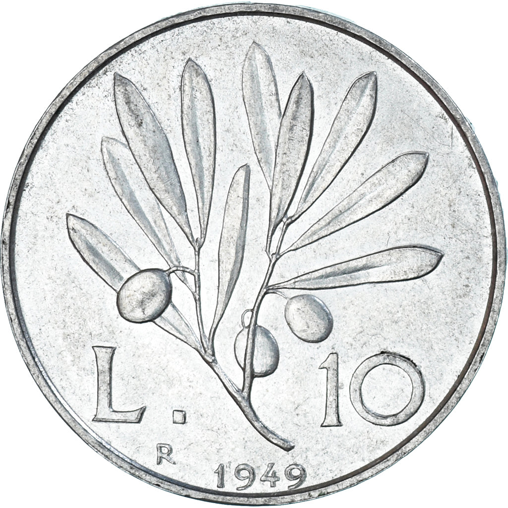 Moneta, Italia, 10 Lire, 1949