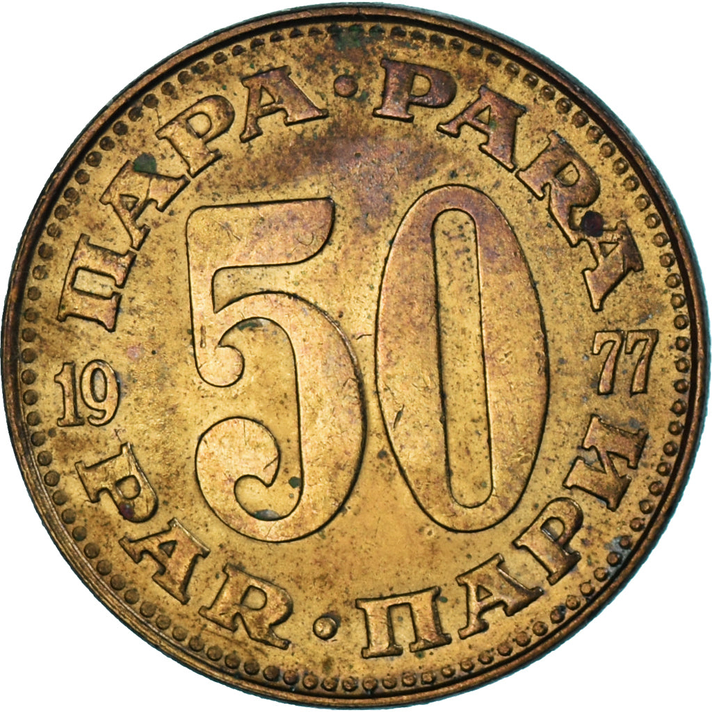 Moneda, Yugoslavia, 50 Para, 1977