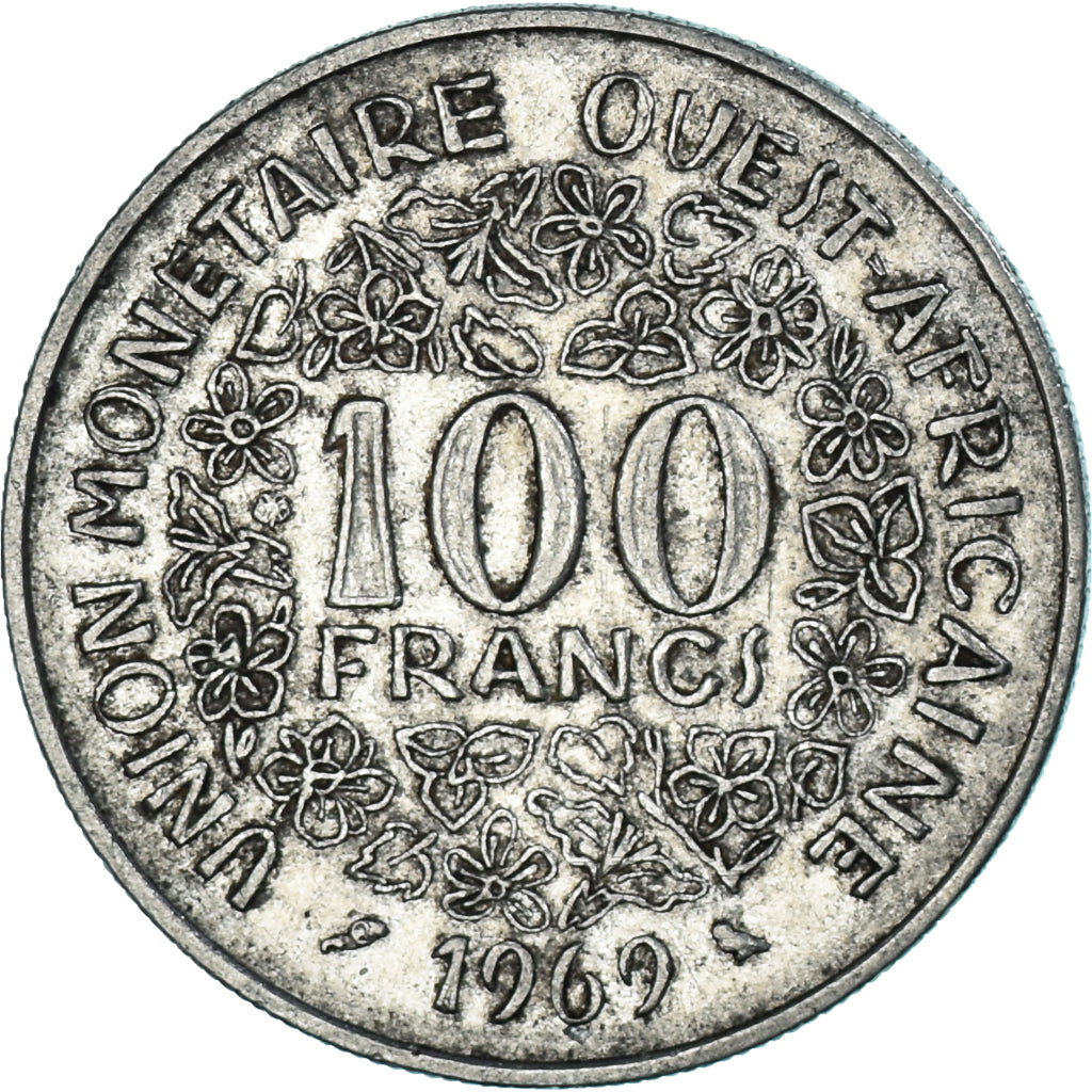 Moeda, Estados da África Ocidental, 100 Francs, 1969