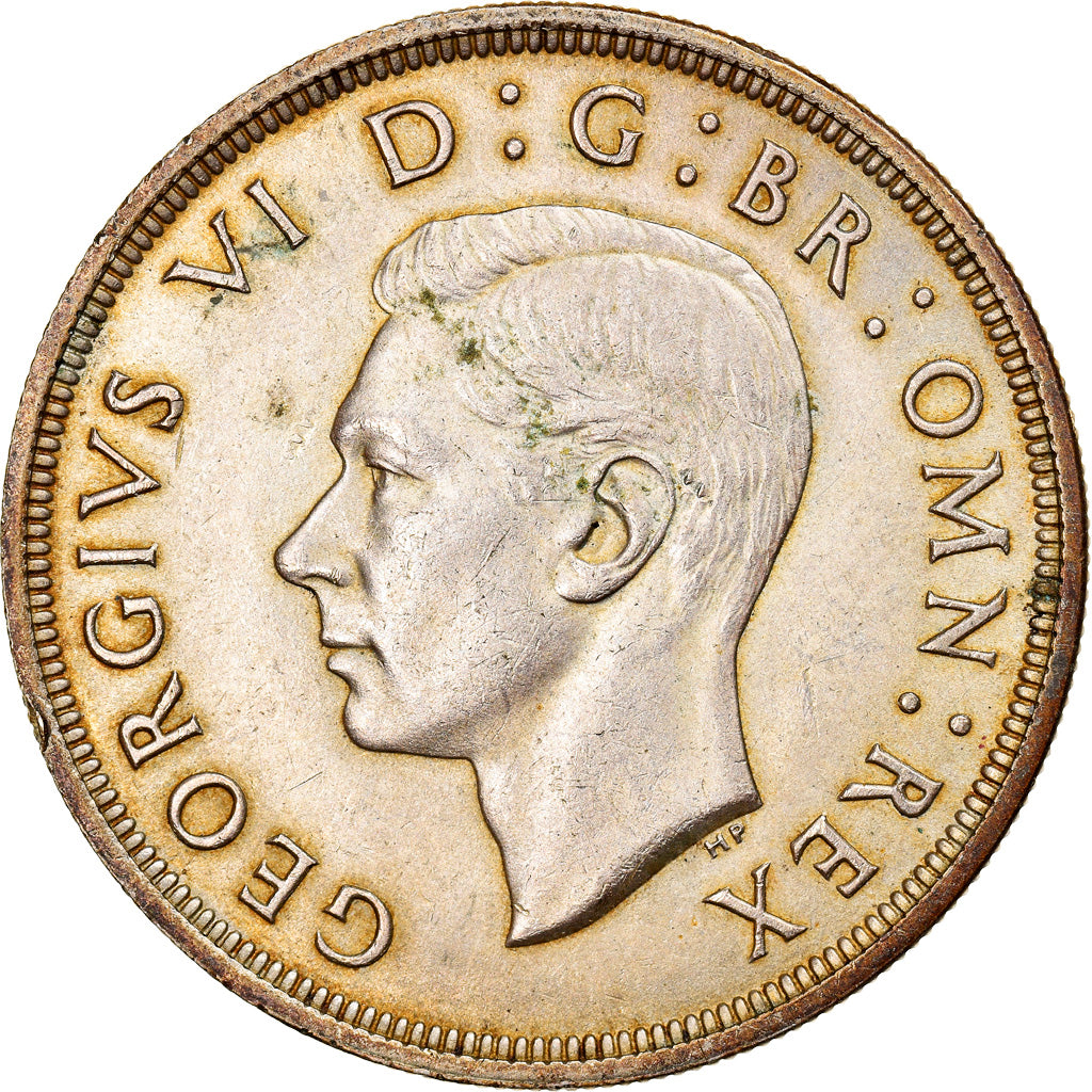 Coin, Great Britain, George VI, Crown, 1937, AU(50-53), Silver, KM:857