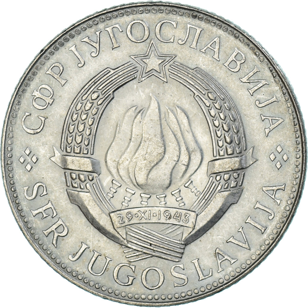 Coin, Yugoslavia, 10 Dinara, 1977