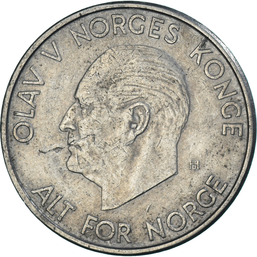 Moneda, Noruega, 5 Kroner, 1965