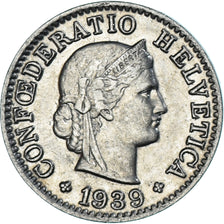 Münze, Schweiz, 5 Rappen, 1939, SS, Nickel