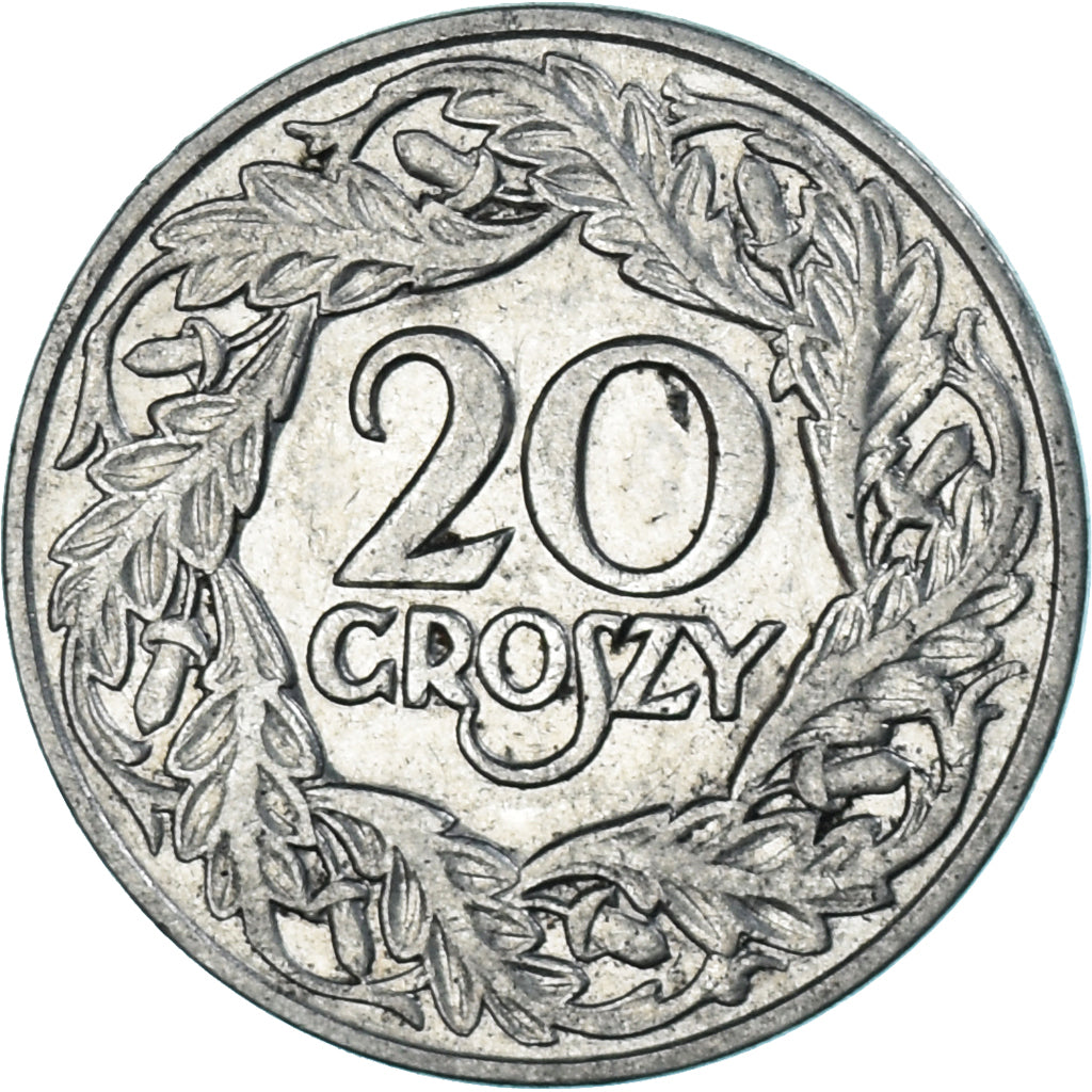 Moneda, Polonia, 20 Groszy, 1923