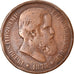 Moneda, Brasil, Pedro II, 40 Reis, 1873, BC+, Bronce, KM:479