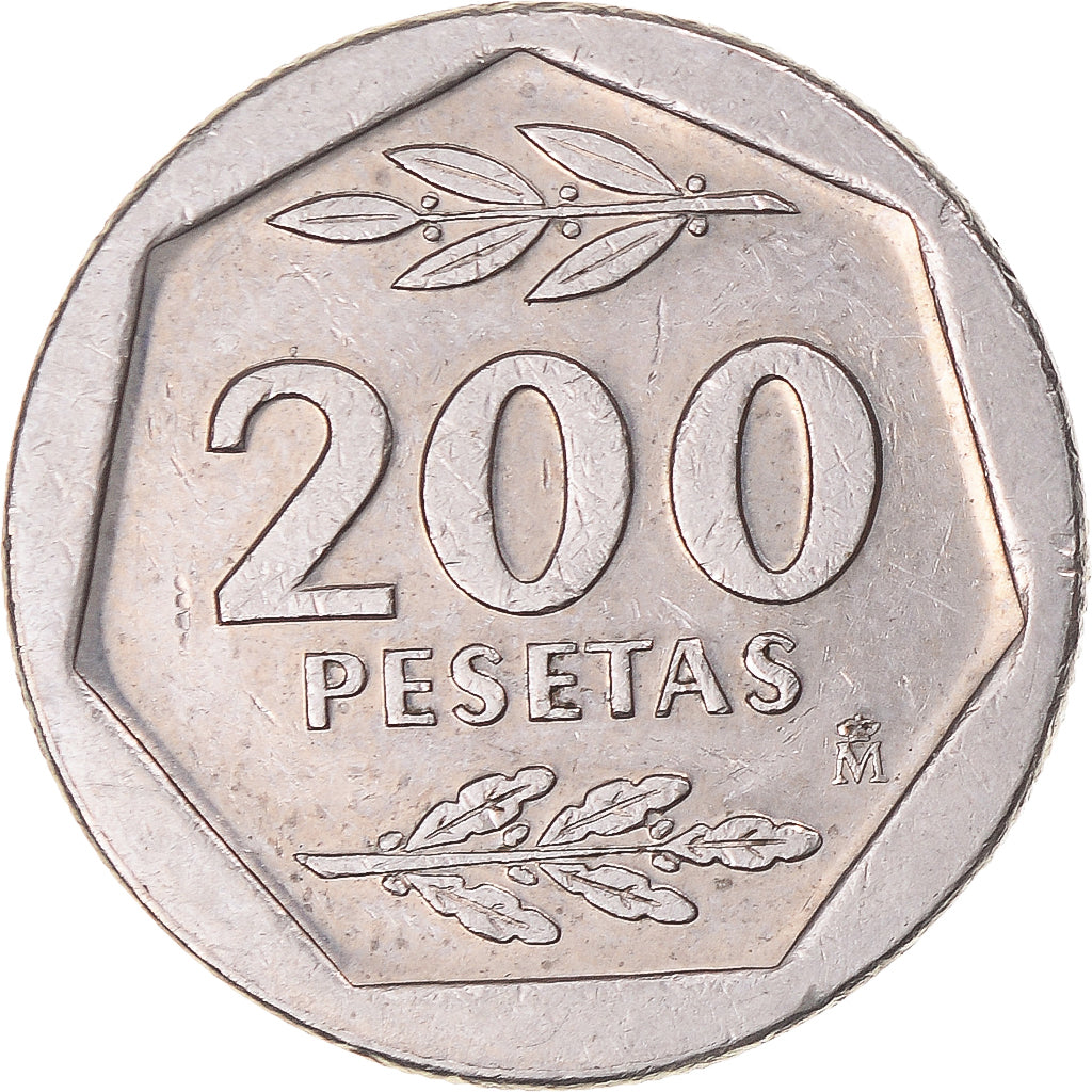 Moneda, España, 200 Pesetas, 1988
