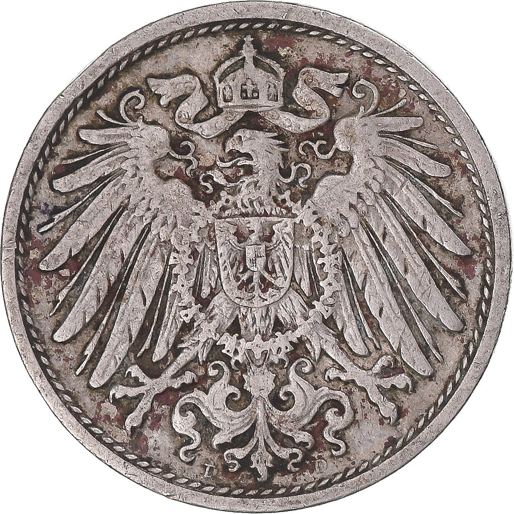 Coin, Germany, 10 Pfennig, 1906