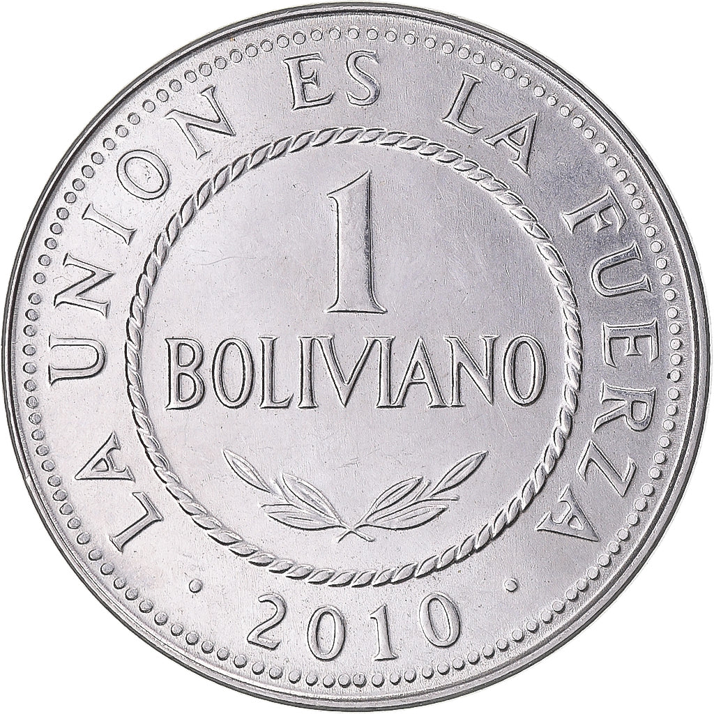 Monnaie, Bolivie, Boliviano, 2010