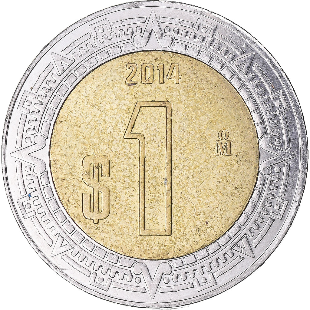 Moneta, Mexico, Peso, 2014