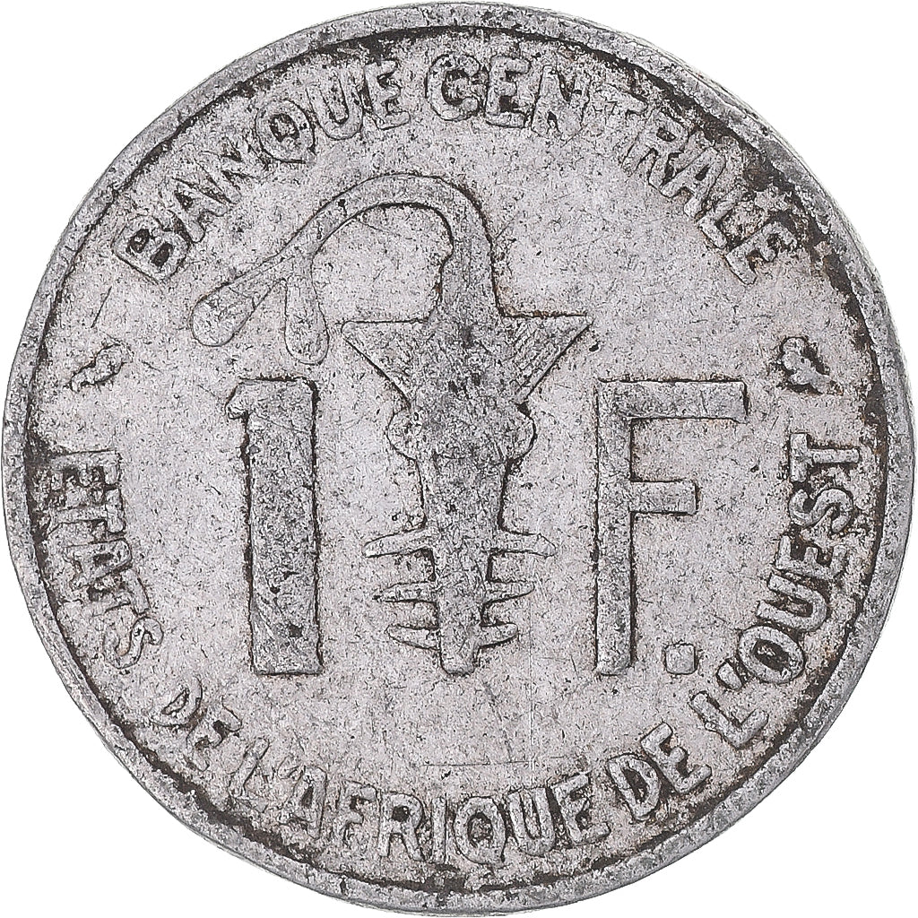 Münze, West African States, Franc, 1965