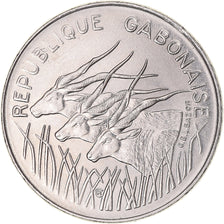 Moeda, Gabão, 100 Francs, 1975