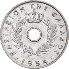 Coin, Greece, Paul I, 5 Lepta, 1954, AU(55-58), Aluminum, KM:77