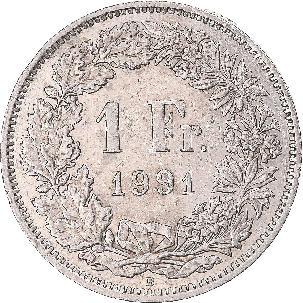Coin, Switzerland, Franc, 1991