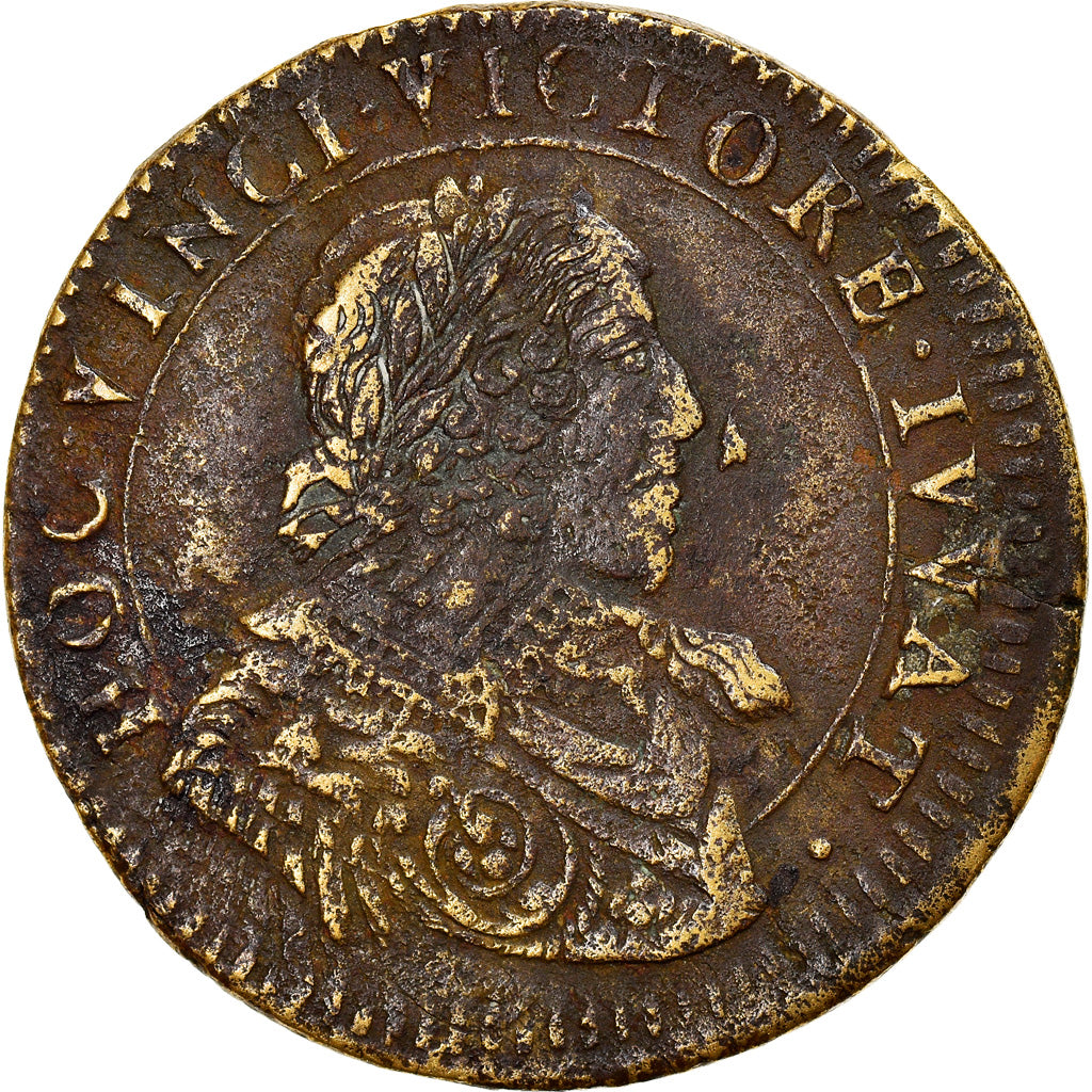 France, Token, Louis XIII Le Juste, Nuremberg, VF(30-35), Brass