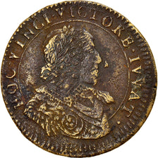 France, Token, Louis XIII Le Juste, Nuremberg, VF(30-35), Brass