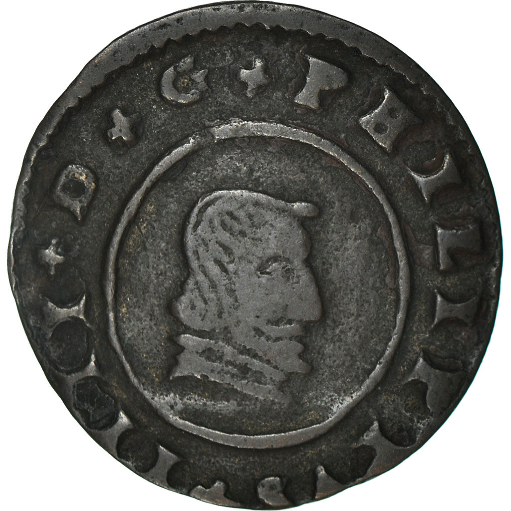 Monnaie, Espagne, Philippe IV, 16 Maravedis, 1664, Cordoba, B, Cuivre, KM:172