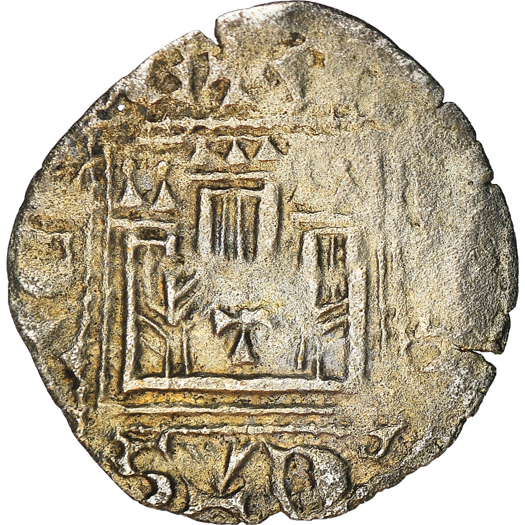Coin, Spain, Castille and Leon, Alfonso X, Obol, F(12-15), Billon