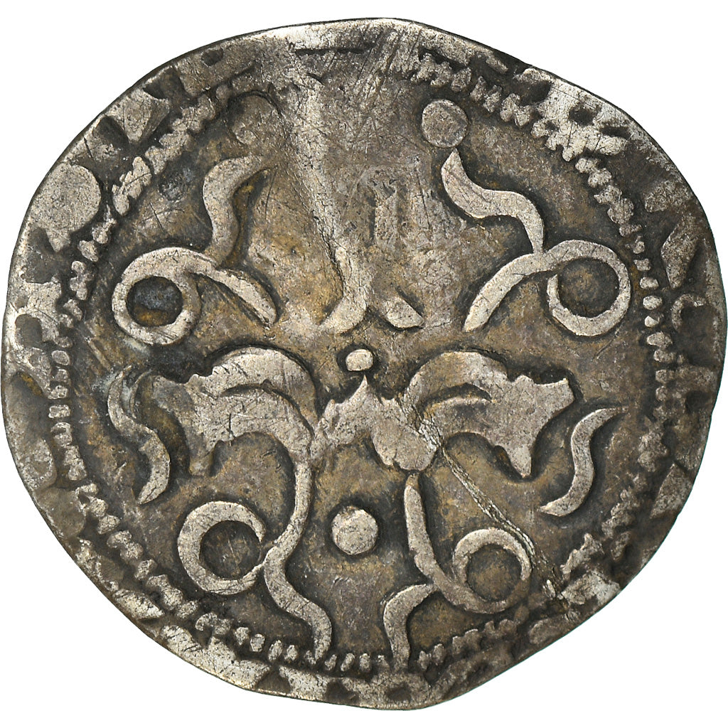 Coin, Spain, Ferdinand & Isabella, 1/2 Réal, Seville, VF(20-25), Silver