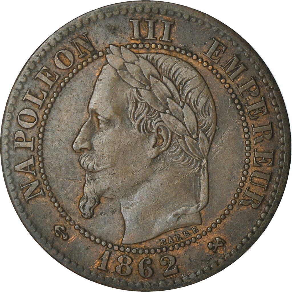 Monnaie, France, Napoleon III, Napoléon III, 2 Centimes, 1862, Bordeaux, SUP