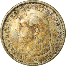 Coin, Netherlands, Wilhelmina I, 10 Cents, 1893, VF(20-25), Silver, KM:116