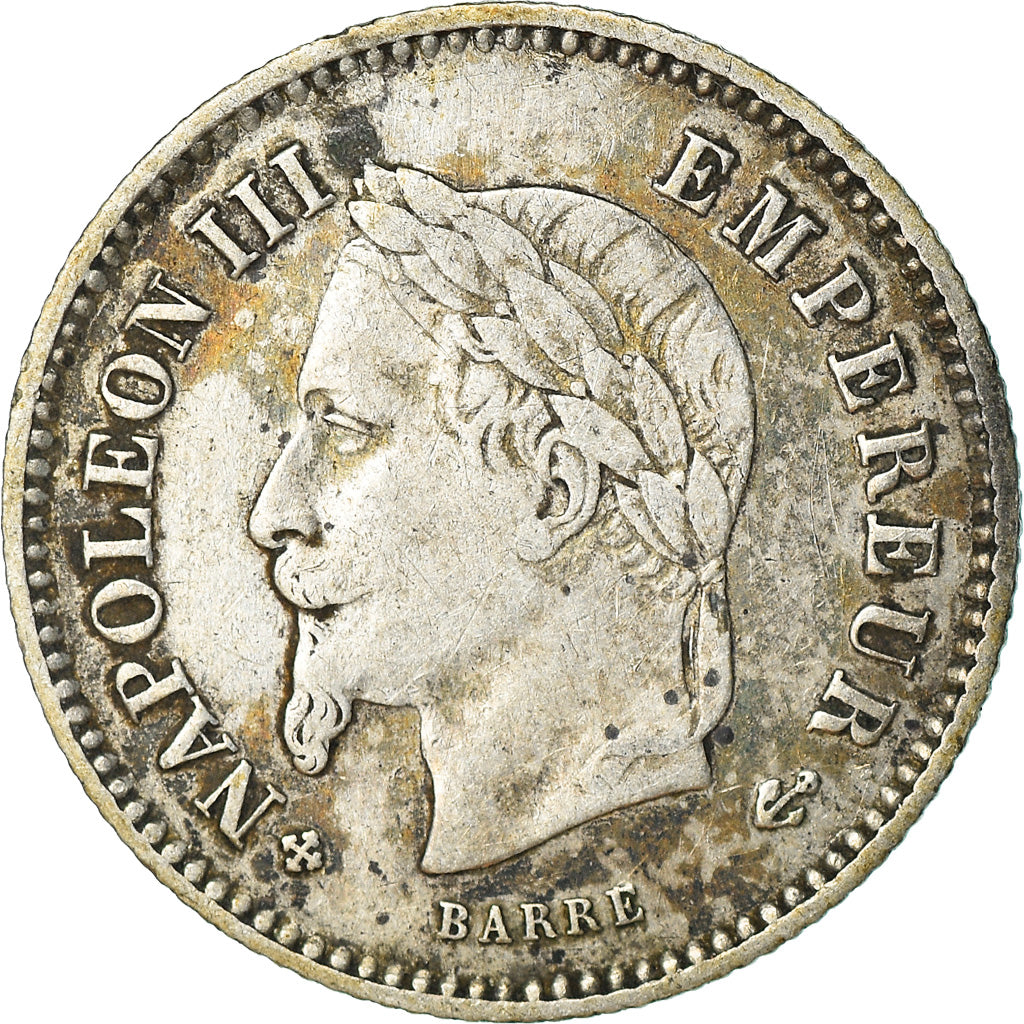 Coin, France, Napoleon III, Napoléon III, 20 Centimes, 1867, Strasbourg