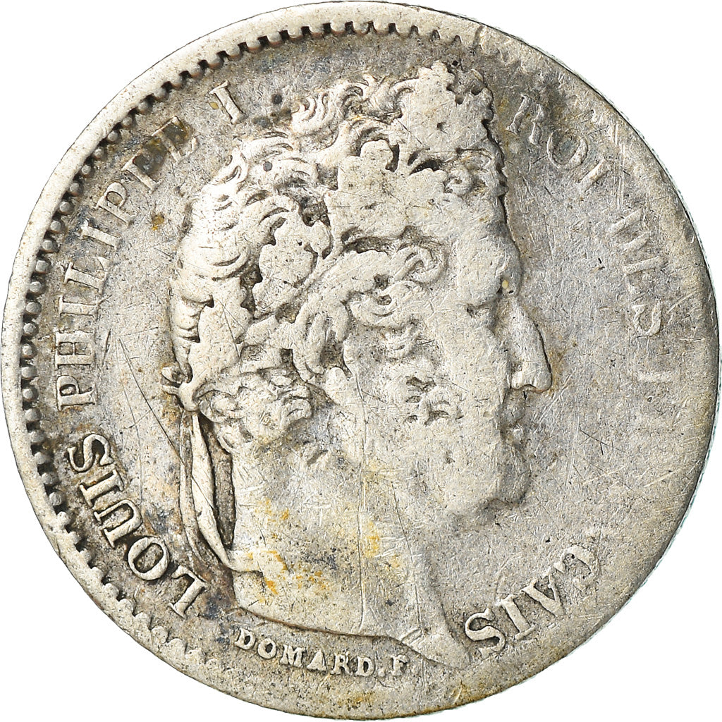 Monnaie, France, Louis-Philippe, 25 Centimes, 1845, Rouen, TB, Argent
