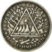 Monnaie, Nicaragua, 10 Centavos, 1887, Heaton, Birmingham, SUP, Argent, KM:6