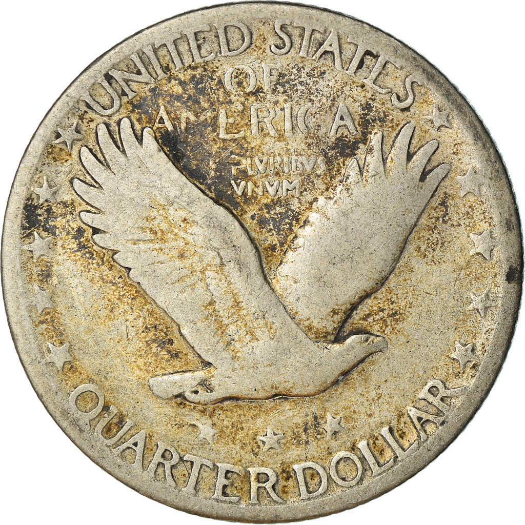 Coin, United States, Quarter, San Francisco, Dollar Liberté, F(12-15), Silver