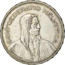 Coin, Switzerland, 5 Francs, 1931, Bern, EF(40-45), Silver, KM:40