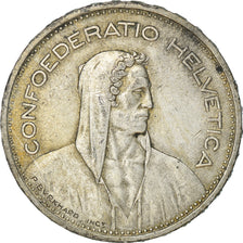Coin, Switzerland, 5 Francs, 1933, Bern, EF(40-45), Silver, KM:40