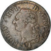 Monnaie, France, Louis XVI, à l'écu, Sol, 1791, Paris, wrong legend GRTIA