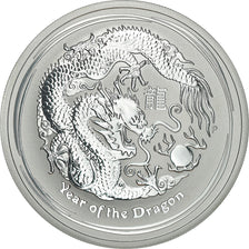 Coin, Australia, Elizabeth II, 2 Dollars, 2012, Perth, Year of the Dragon