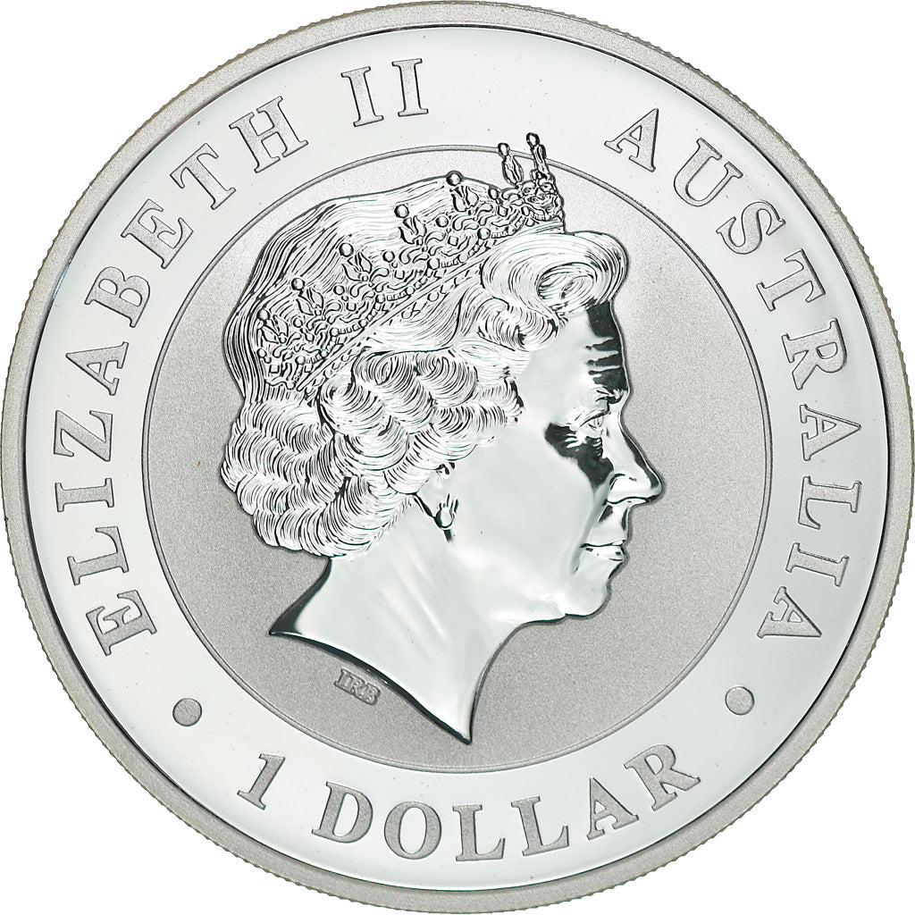 Moneta, Australia, Elizabeth II, Dollar, 2012, Perth, Koala, FDC, Argento