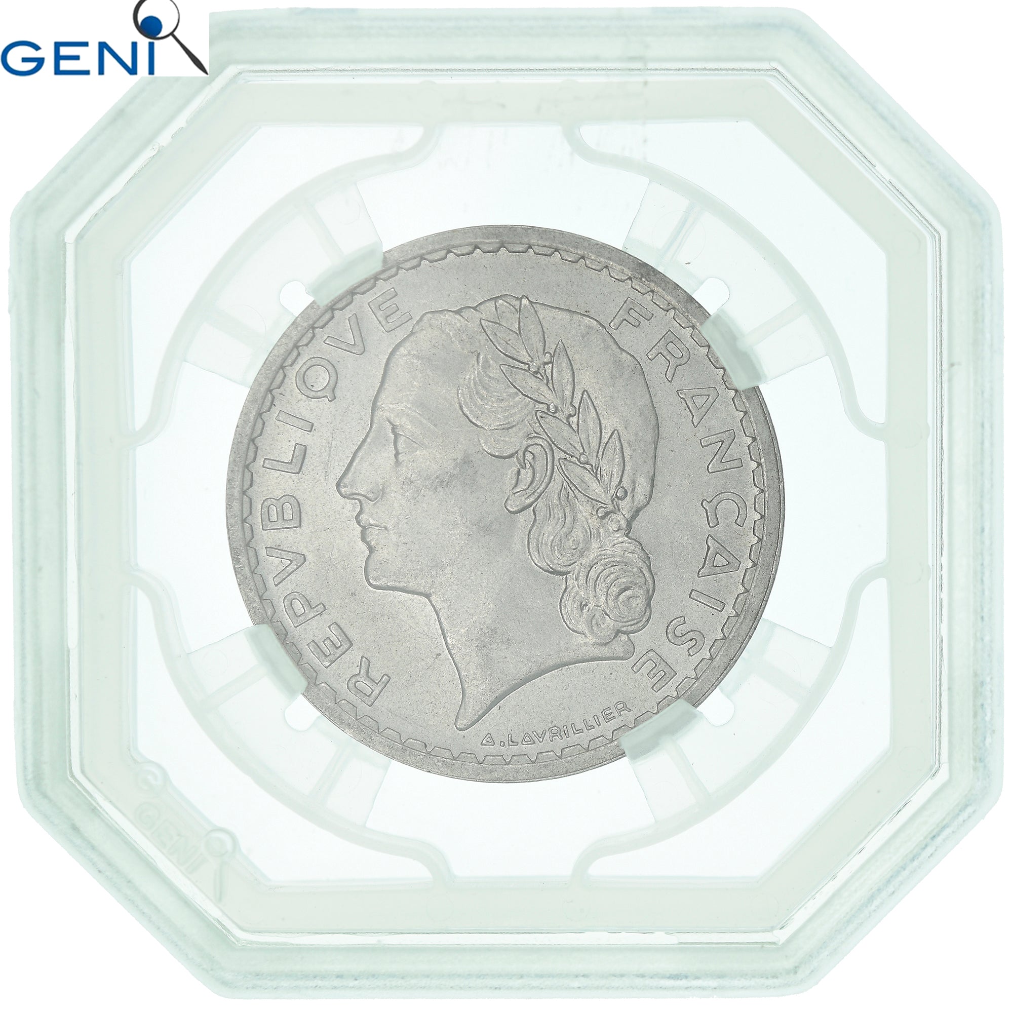 Coin, France, Lavrillier, 5 Francs, 1950, Paris, GENI, AU58, AU(55-58)
