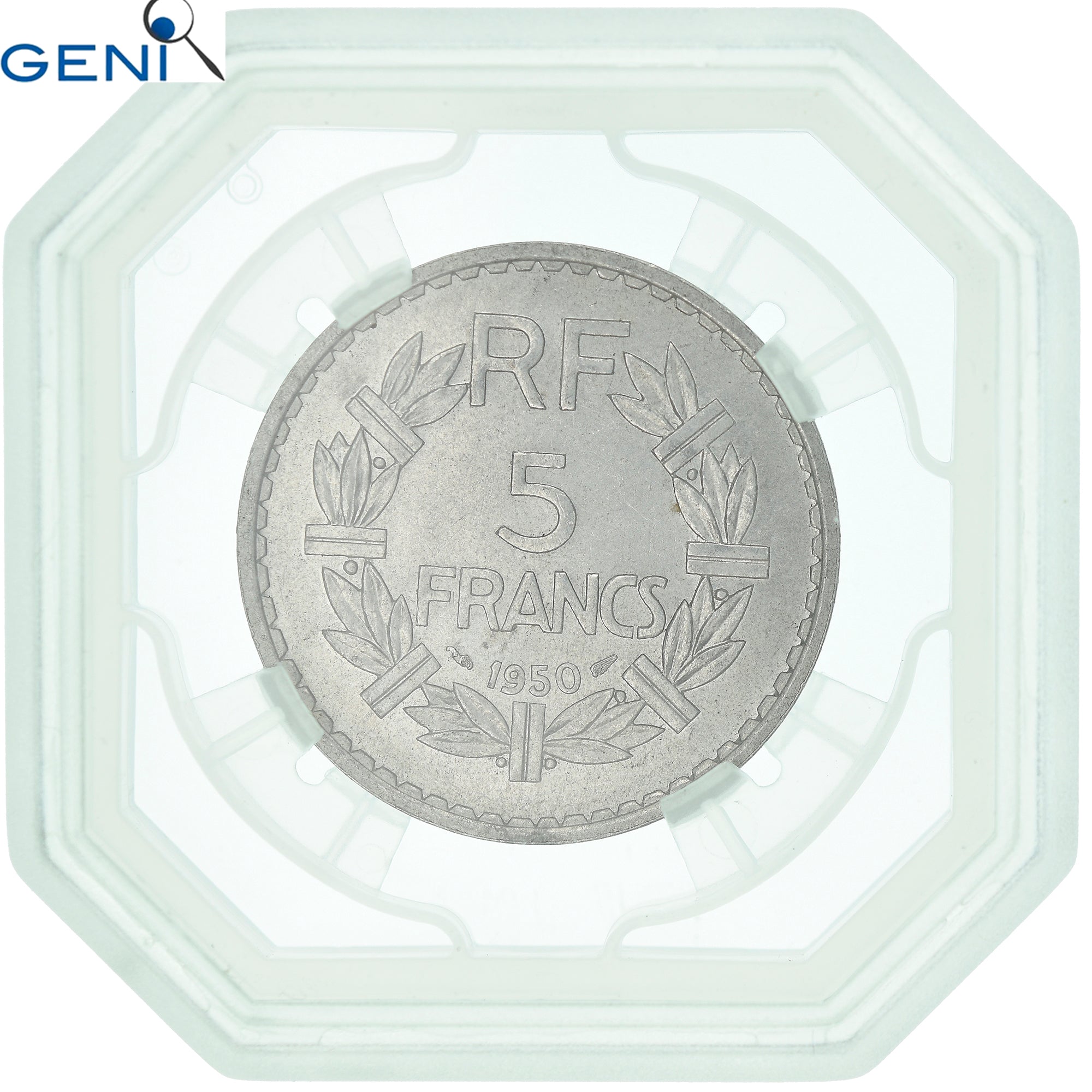 Coin, France, Lavrillier, 5 Francs, 1950, Paris, GENI, AU58, AU(55-58)