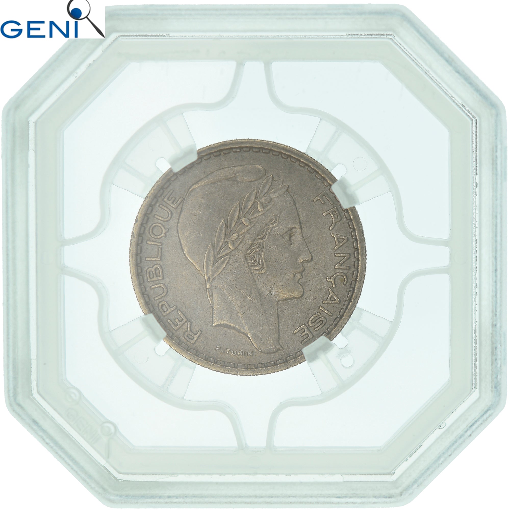 Moneta, Francia, Turin, 10 Francs, 1948, Beaumont - Le Roger, GENI, AU53, BB+