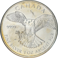 Coin, Canada, Elizabeth II, Peregrine Falcon, 5 Dollars, 2014, Royal Canadian