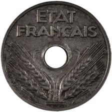FRANCE, État français, 20 Centimes, 1944, Paris, KM #900.2, AU(55-58), Zinc, Ga.