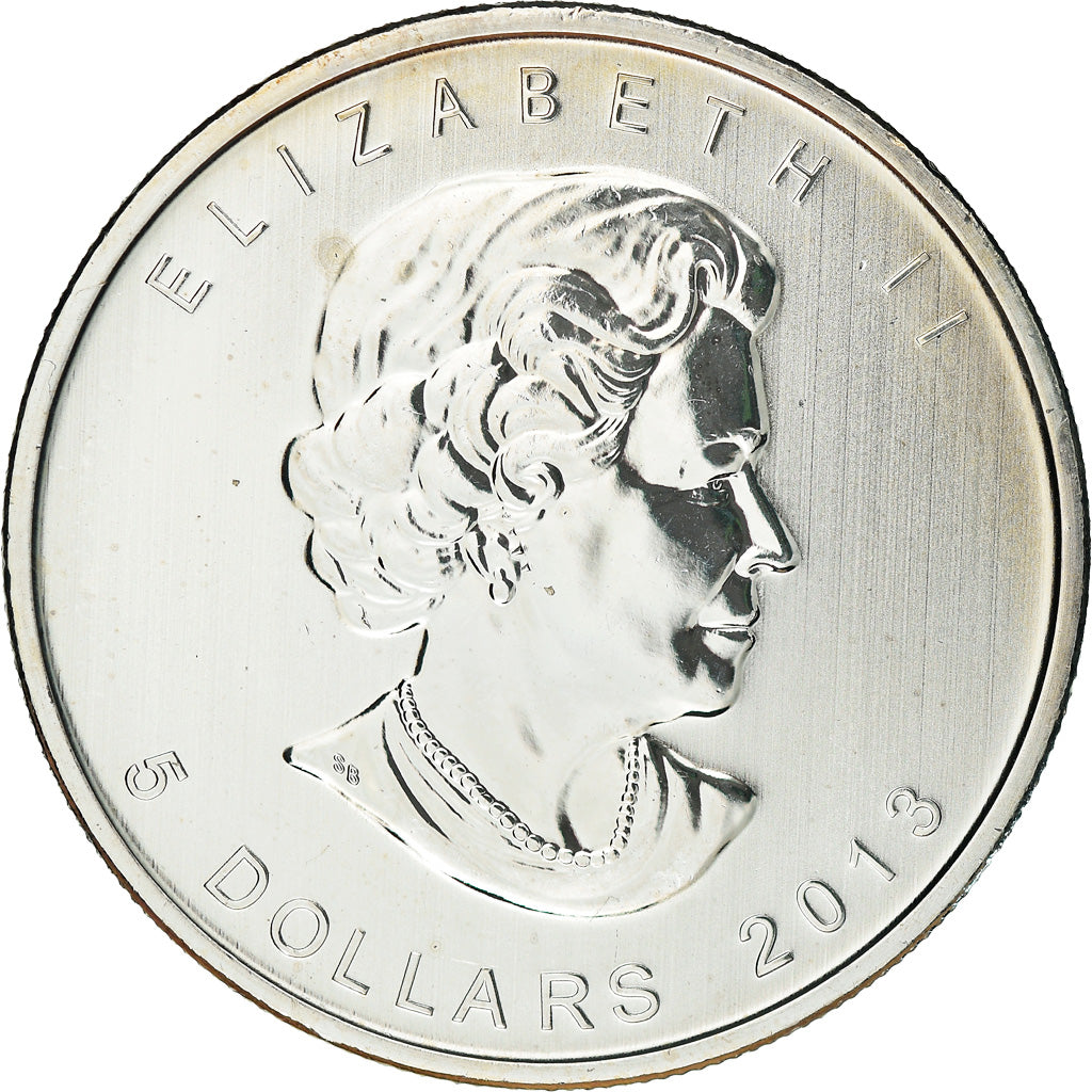 Coin, Canada, Elizabeth II, Wood Bison, 5 Dollars, 2013, Royal Canadian Mint, 1