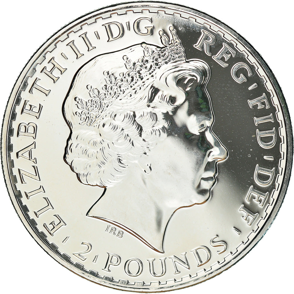 Coin, Great Britain, Elizabeth II, Britannia, 2 Pounds, 2012, British Royal