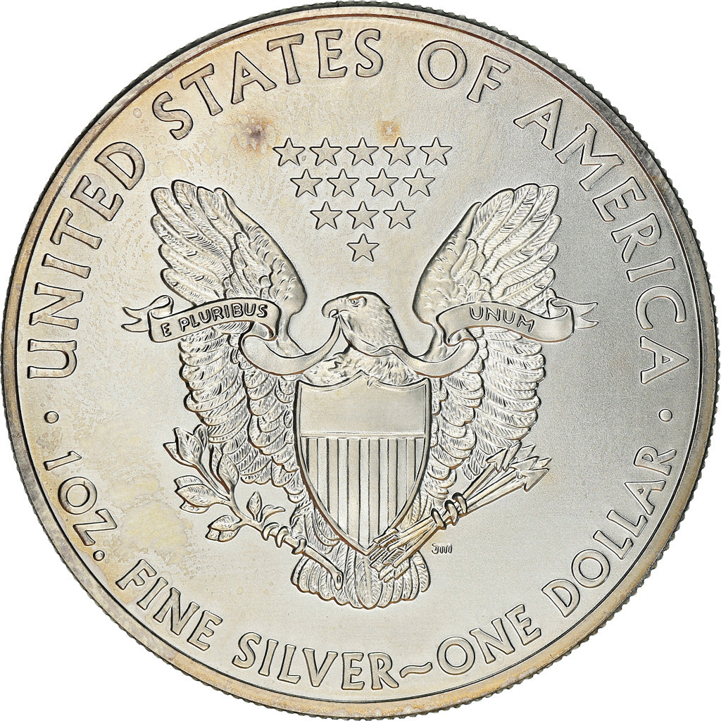 Coin, United States, Silver Eagle, Dollar, 2011, U.S. Mint, MS(63), Silver
