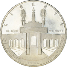 Münze, Vereinigte Staaten, Dollar, 1984, U.S. Mint, San Francisco, SS+, Silber