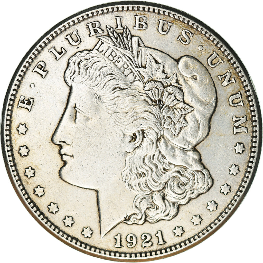 Moneta, Stati Uniti, Morgan Dollar, Dollar, 1921, San Francisco, BB, Argento
