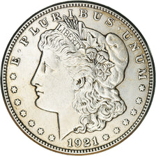 Moneta, Stati Uniti, Morgan Dollar, Dollar, 1921, San Francisco, BB, Argento